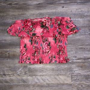Flower crop top
